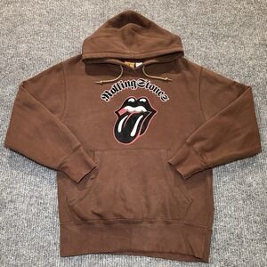 The Rolling Stones‎ - Brown Hoodie - Pullover/Pockets/Cotton Blend/Rockware SZ M